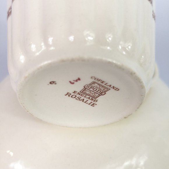 Vintage Copeland Spode Rosalie Pattern Demitasse cup and saucer teacup 1950's - Picture 6 of 6